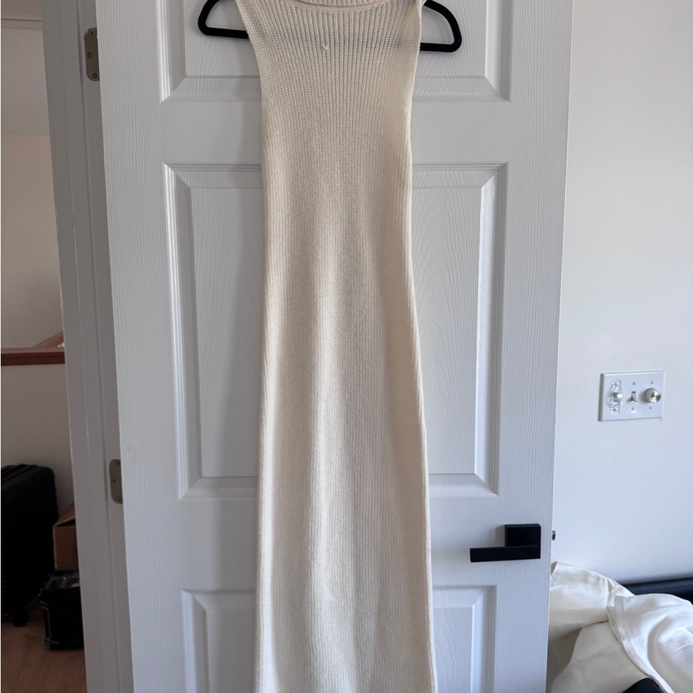 Monique Cream Sweater Maxi Dress - Picture 7 of 8